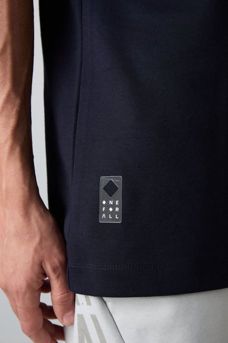 Överdimensionerad T-shirt i bomullsblandning med logotyp - Image 3