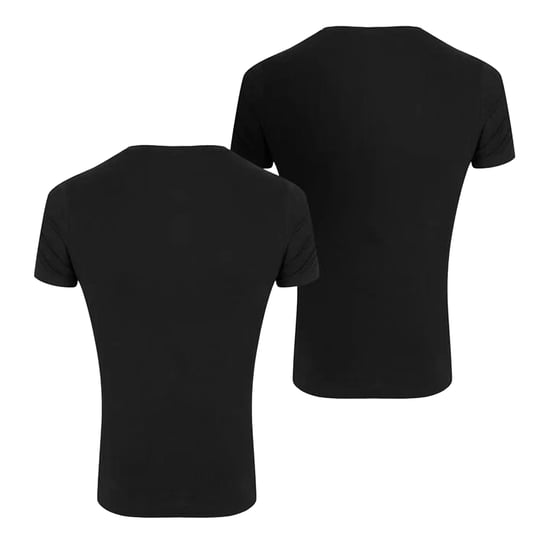 Boss Heren Spirit V Neck Slim T-Shirt (Set van 2) (Zwart) - Image 3
