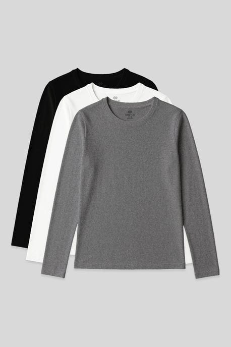 Women's Long-Sleeve Crew Neck T-Shirt - Image 1