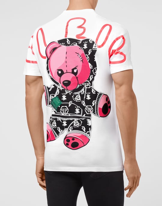 T-Shirt Round Neck Ss Print Teddy Bear - Image 2