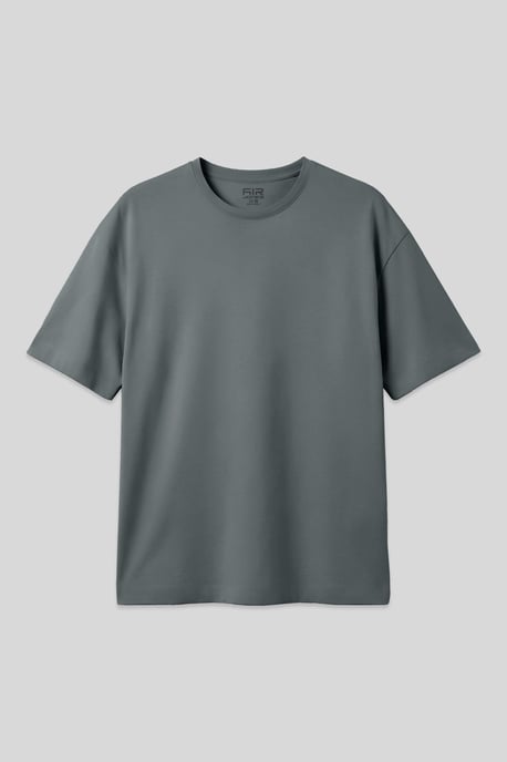 Oversized Katoenen Crew Neck T-Shirt - Image 1