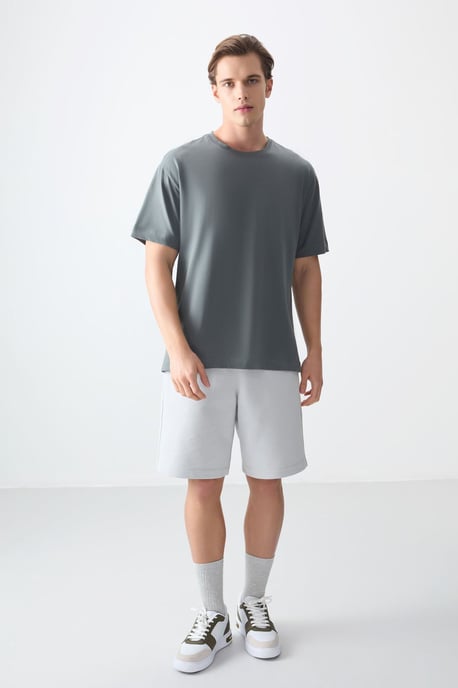 Oversized Katoenen Crew Neck T-Shirt - Image 3