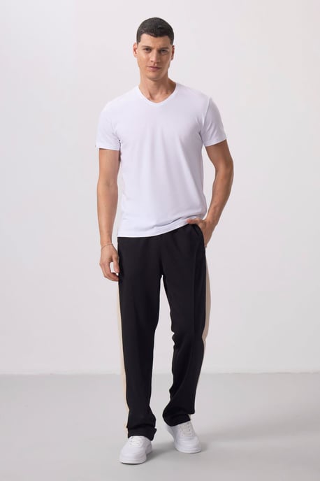 Heren V-hals Korte Mouwen T-Shirt - Image 3