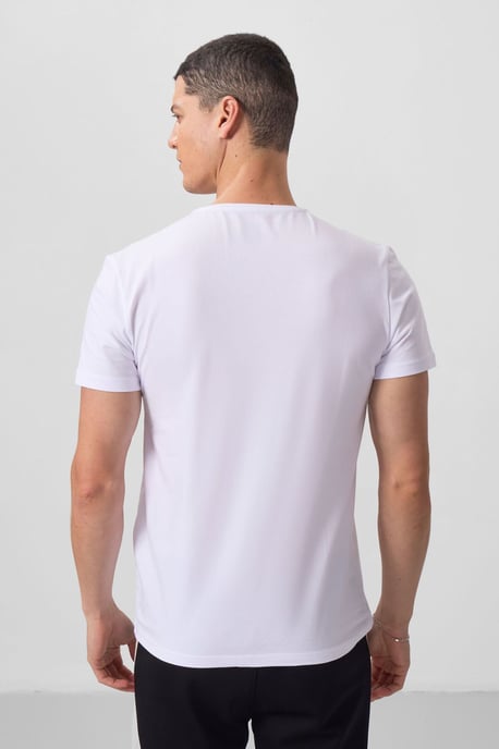 Heren V-hals Korte Mouwen T-Shirt - Image 6