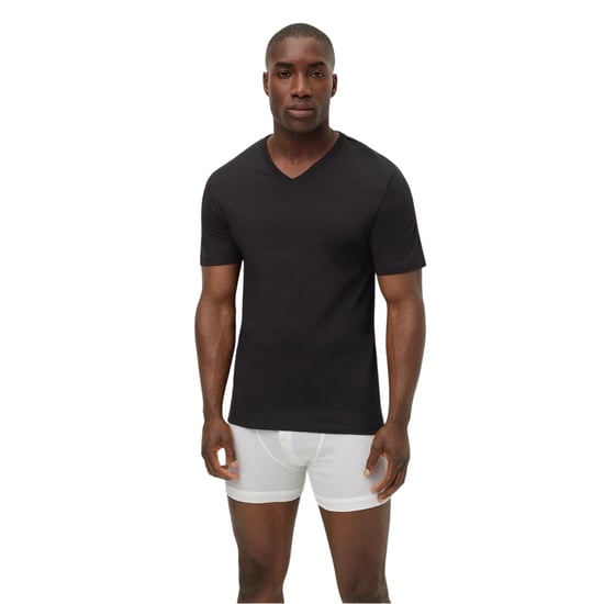 Boss Mannen Logo V-hals T-shirt (Verpakking van 3) (Zwart) - Image 3