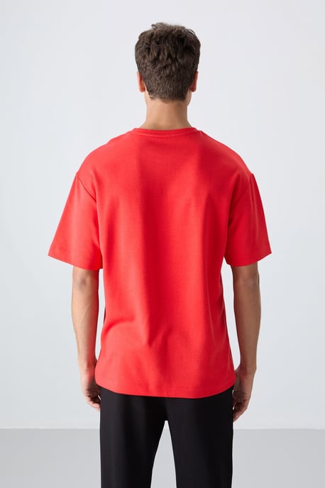 Överdimensionerad T-shirt i bomullsblandning med logotyp - Image 5
