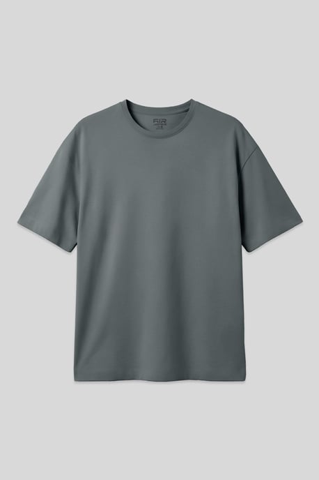 Overmaat Katoenmix Crew Neck T-shirt - Image 1