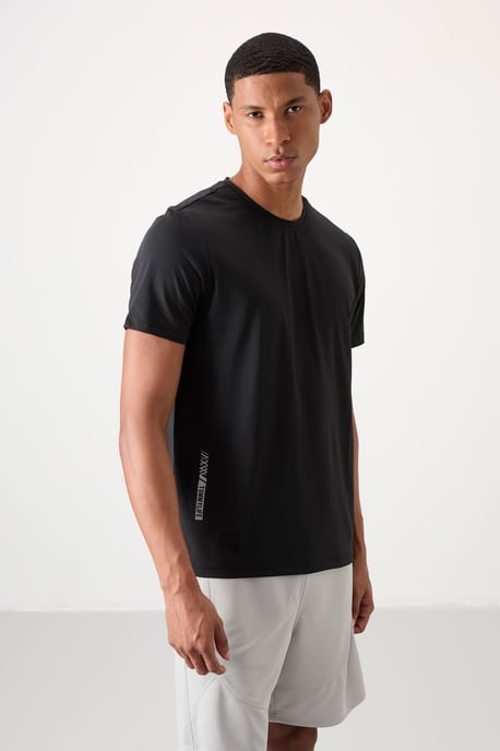 Heren Regular Fit Crew Neck T-Shirt - Image 4