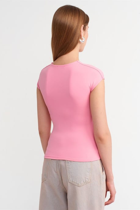 Dam Slim Fit Rundhalsad T-Shirt - Image 2