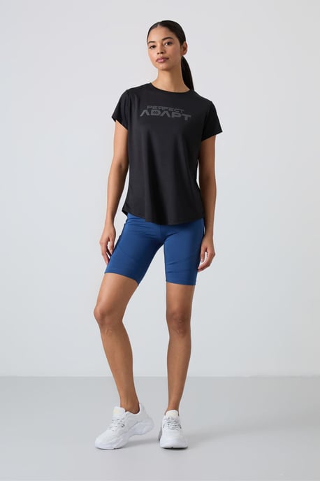 Geprinte Polyester Crew Neck T-shirt - Image 2