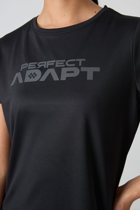 Geprinte Polyester Crew Neck T-shirt - Image 3