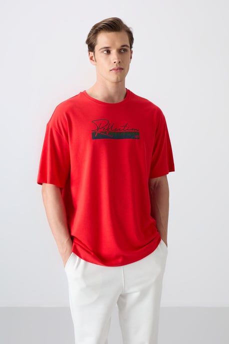 Oversized Printed Cotton-Blend T-Shirt - Image 4