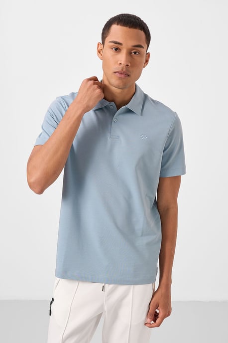 Men's Cotton-Blend Polo T-Shirt - Image 3