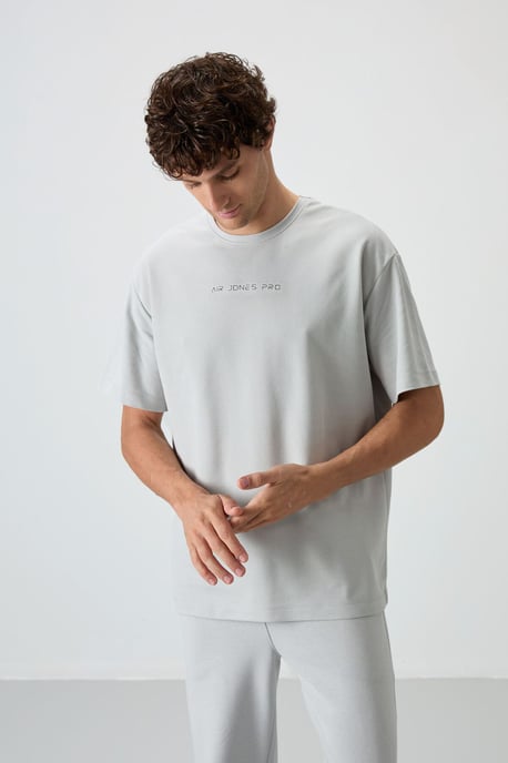 Oversized Printed Crew Neck T-Shirt - Image 4