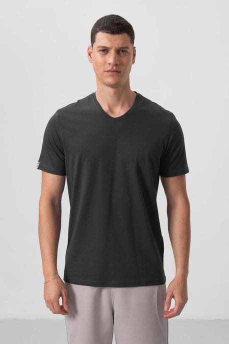 Men's V-Neck Short Sleeve T-Shirt - Image 2