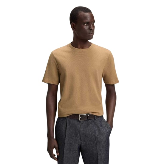 Boss Mens Bubble Regular T-Shirt (Beige) - Image 1