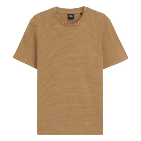 Boss Mens Bubble Regular T-Shirt (Beige) - Image 2