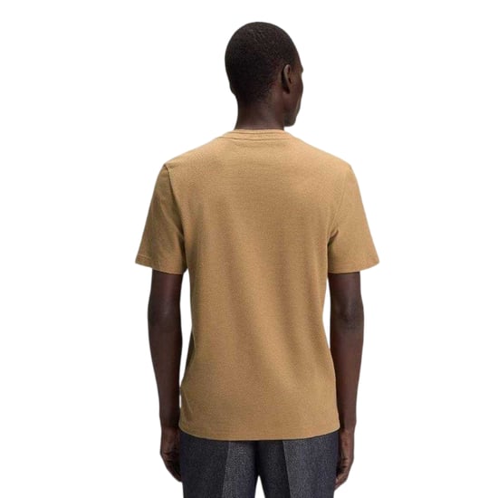 Boss Mens Bubble Regular T-Shirt (Beige) - Image 3