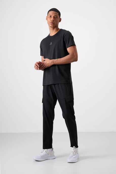 Heren T-shirt met Korte Mouwen en Logo Patch - Image 2