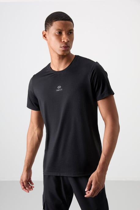 Heren T-shirt met Korte Mouwen en Logo Patch - Image 4