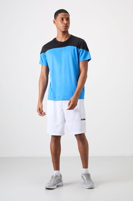 Men's Colour-Blocked Crew Neck T-Shirt - Image 2