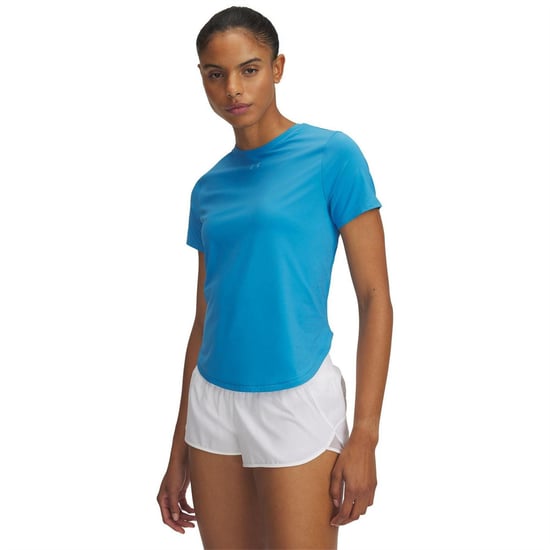Under Armour Womens/Ladies Launch Elite Short-Sleeved T-Shirt (Blue) - Image 1