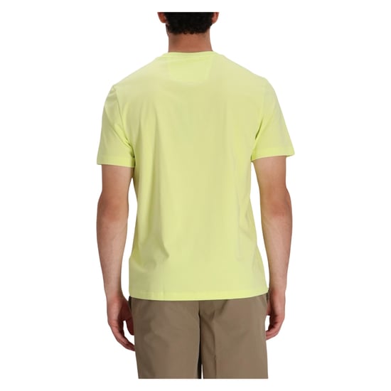Boss T-shirt för män, geometriskt mönster, stretch, normal passform (Grön) - Image 3