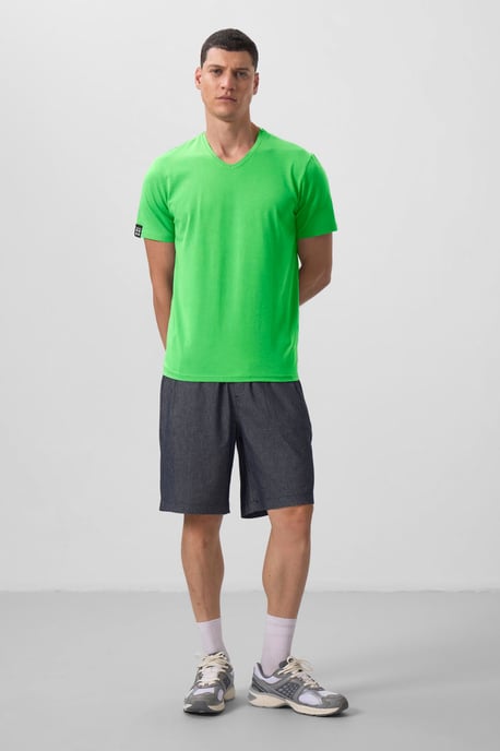 Men's V-Neck Short Sleeve T-Shirt - Image 3