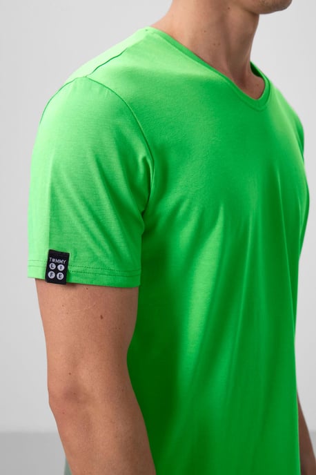 Men's V-Neck Short Sleeve T-Shirt - Image 5