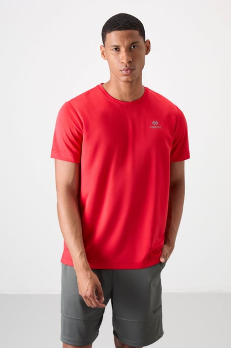 Men's Logo Print Crew Neck T-Shirt - Image 4
