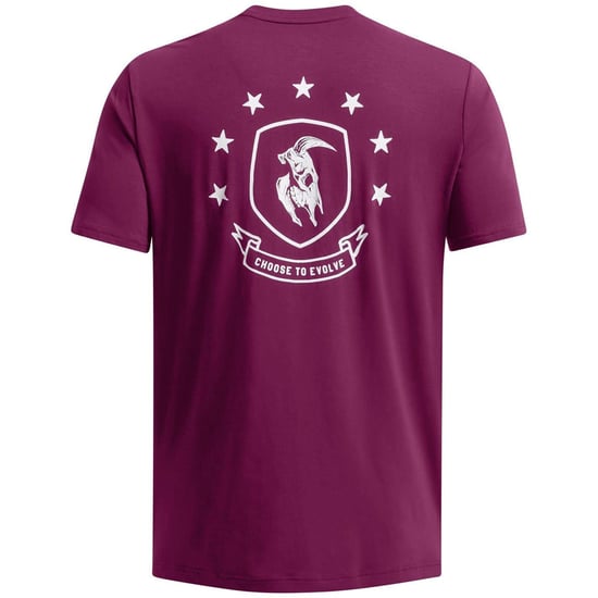 Under Armour Heren Project Rock T-Shirt (Paars) - Image 2