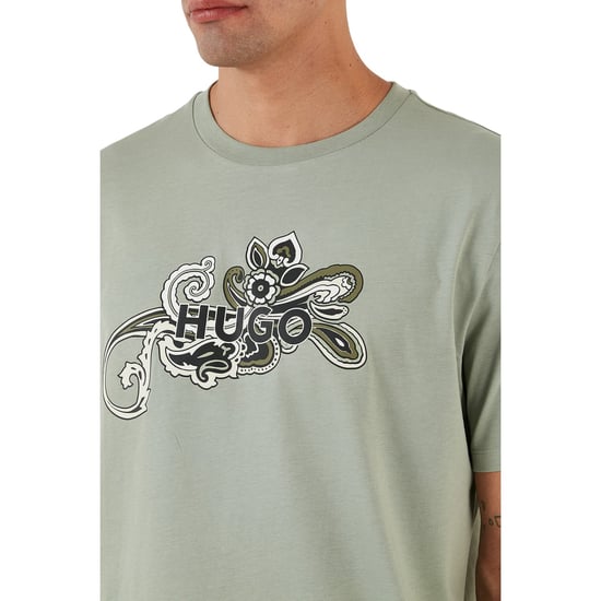 Hugo Heren Dulive T-Shirt (Lichtgroen) - Image 4