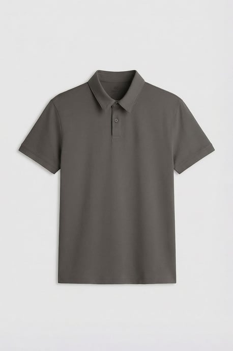 Heren Katoenen Elastaan Polo T-Shirt - Image 1