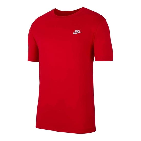 Nike Heren Club T-Shirt (Rood, Wit) - Image 2