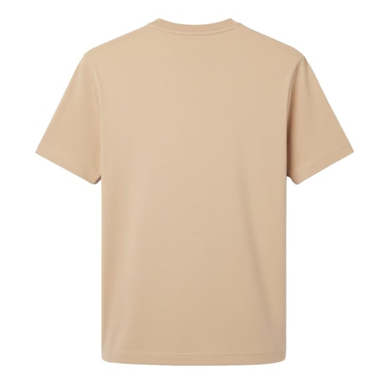 Lacoste Heren Interlock Slim T-Shirt (Beige) - Image 2