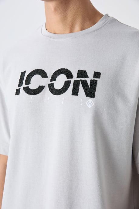 Overgrote Logo Print Crew Neck T-Shirt - Image 3