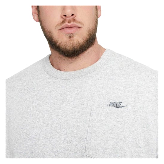 Nike Heren Club T-Shirt (Grijs) - Image 4