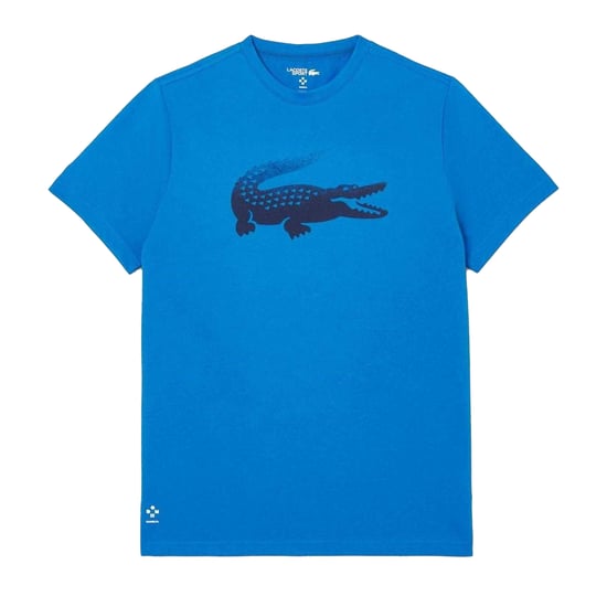Lacoste Mens Daniil Medvedev T-Shirt (Blue) - Image 2