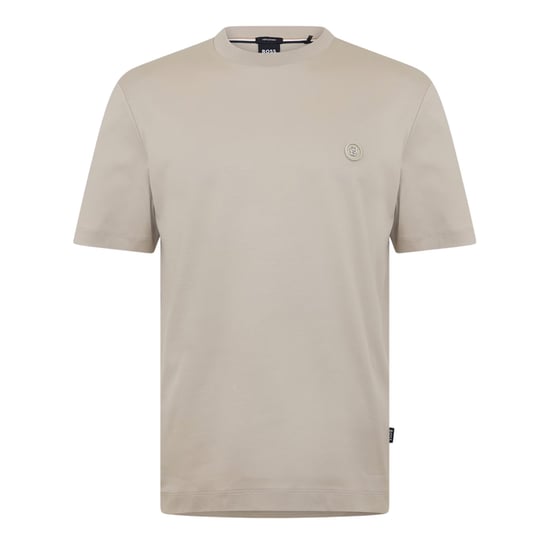 Boss Strak zittend T-shirt voor heren met minimalistisch logo (Beige) - Image 1