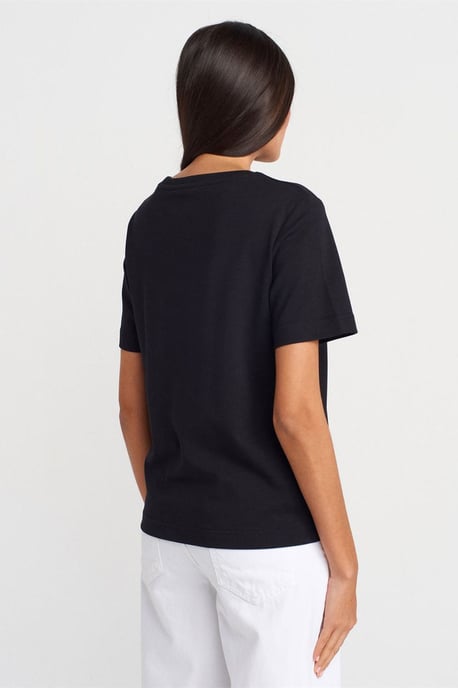 Women's Cotton Crew Neck T-Shirt - Image 2