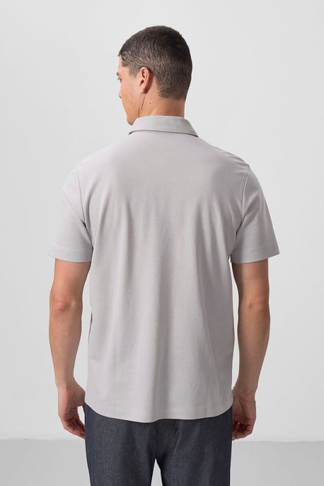 Heren Katoen Elastaan Polo T-Shirt - Image 6