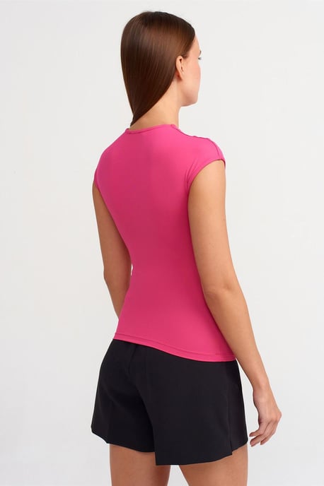 Dam Slim Fit Rundhalsad T-Shirt - Image 2