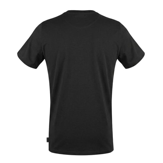 Aquascutum Mens Chest Logo Crew Neck T-Shirt (Black) - Image 2