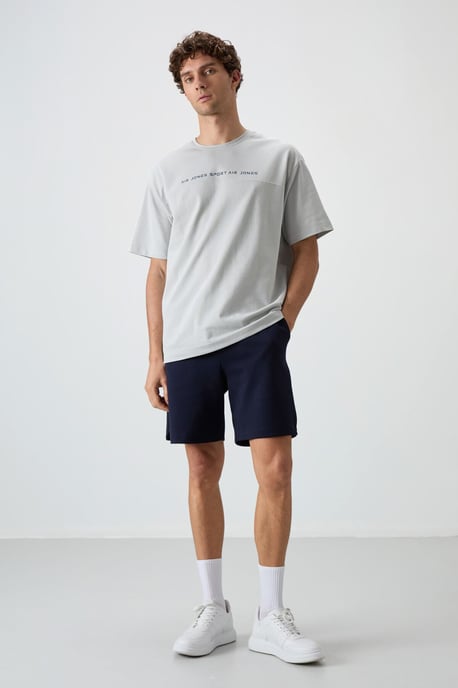 Överdimensionerad T-shirt med crewneck och tryck - Image 2