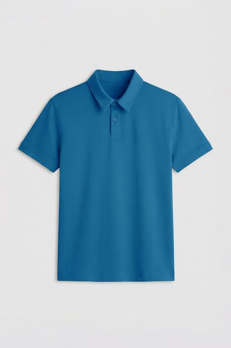 Men's Cotton Elastane Polo T-Shirt - Image 1