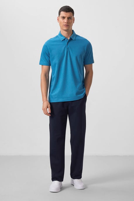Men's Cotton Elastane Polo T-Shirt - Image 2