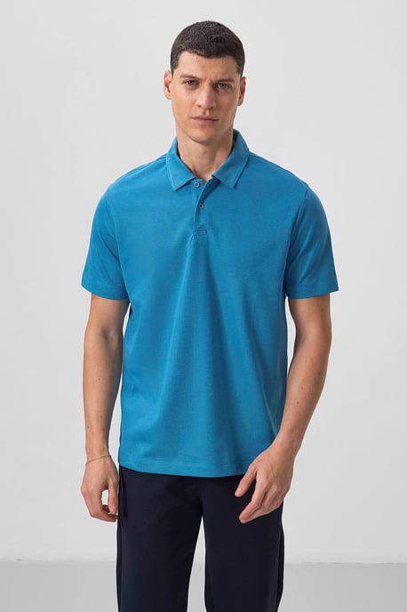 Men's Cotton Elastane Polo T-Shirt - Image 5