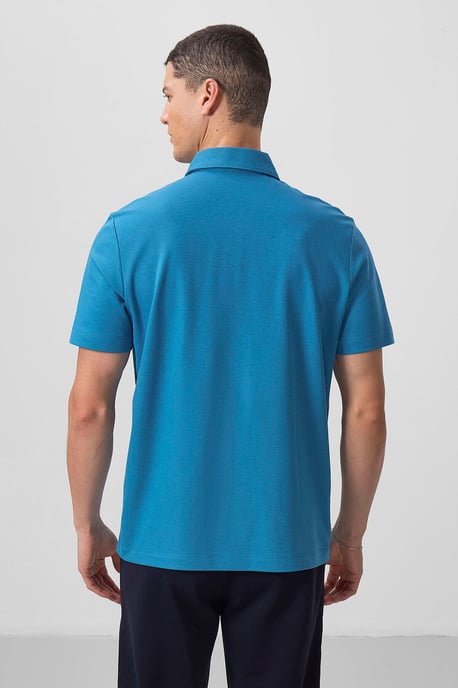 Men's Cotton Elastane Polo T-Shirt - Image 6