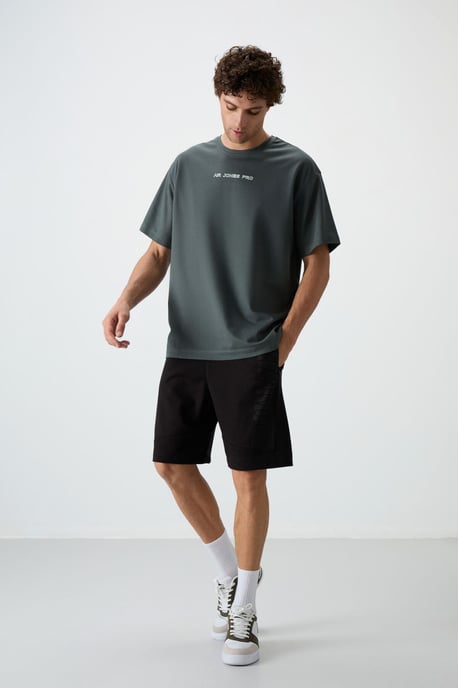 Överdimensionerad Tryckt Crew Neck T-Shirt - Image 3