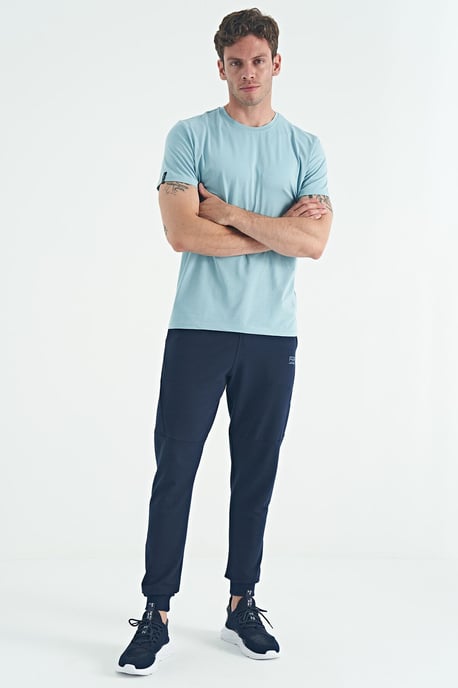 Men's Cotton Elastane Crew Neck T-Shirt - Image 4